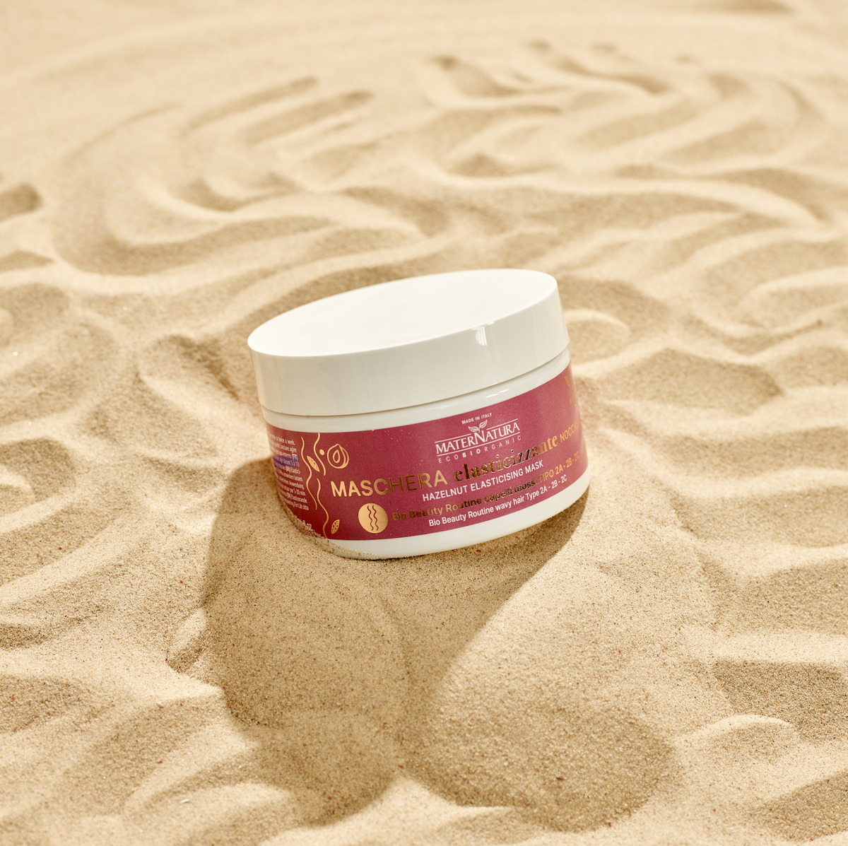 Maschera Elasticizzante Capelli Mossi alle Nocciole