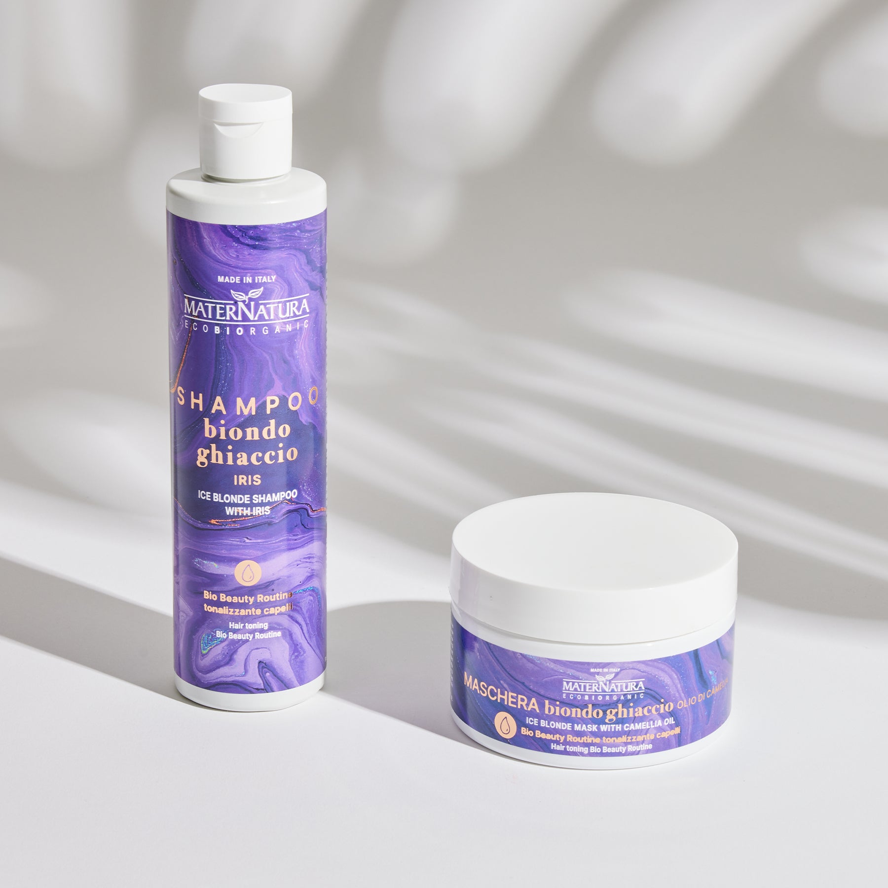 Shampoo Tonalizzante Capelli Biondo Ghiaccio all'Iris