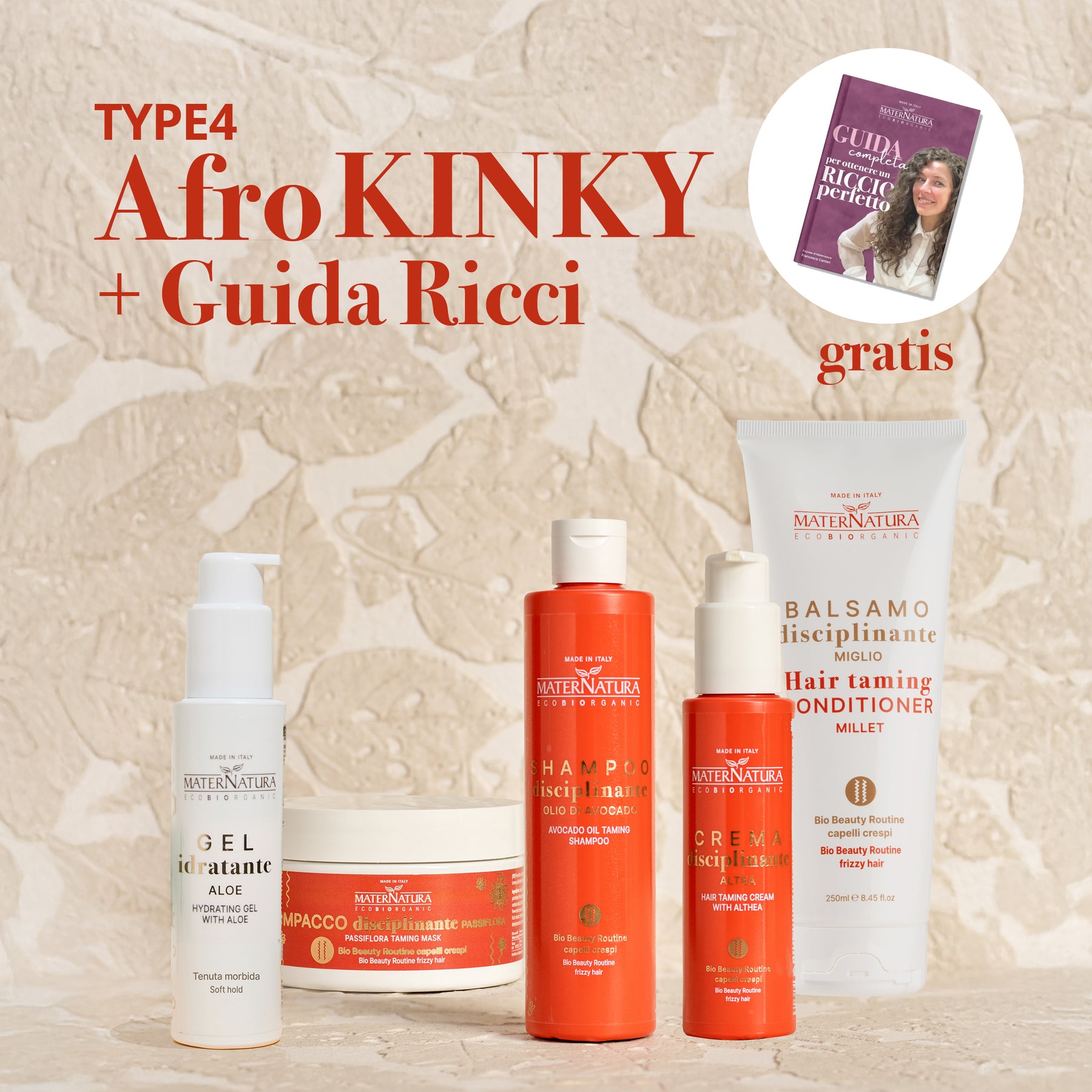 AFRO KINKY DEFINITI Tipo 4 + GUIDA