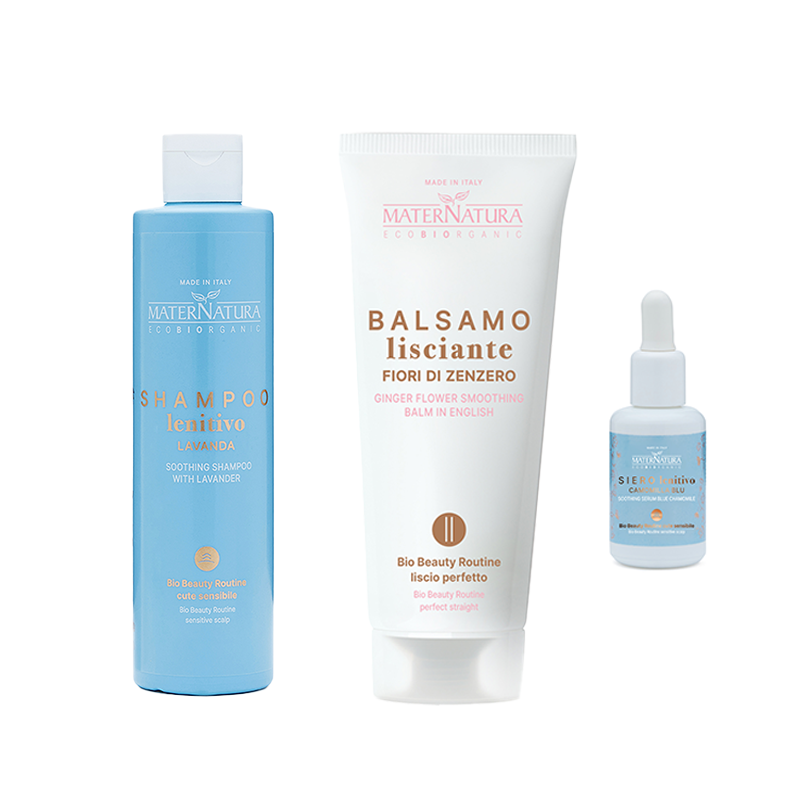 Cornflower shampoo + ginger flower conditioner + oatmeal lotion