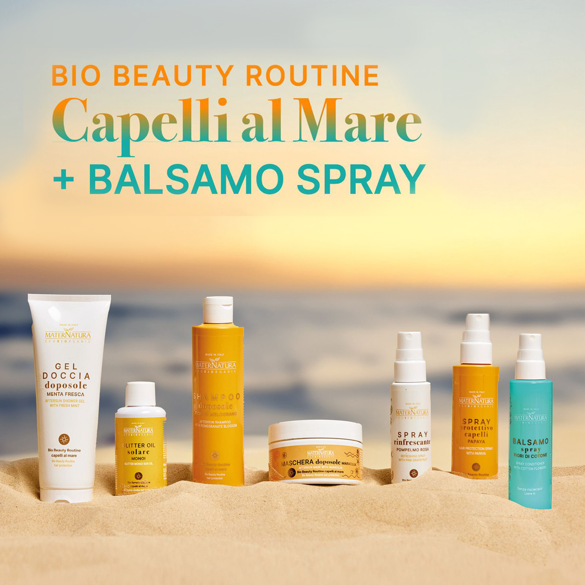 Bio Beauty Routine Capelli al Mare + Balsamo Spray