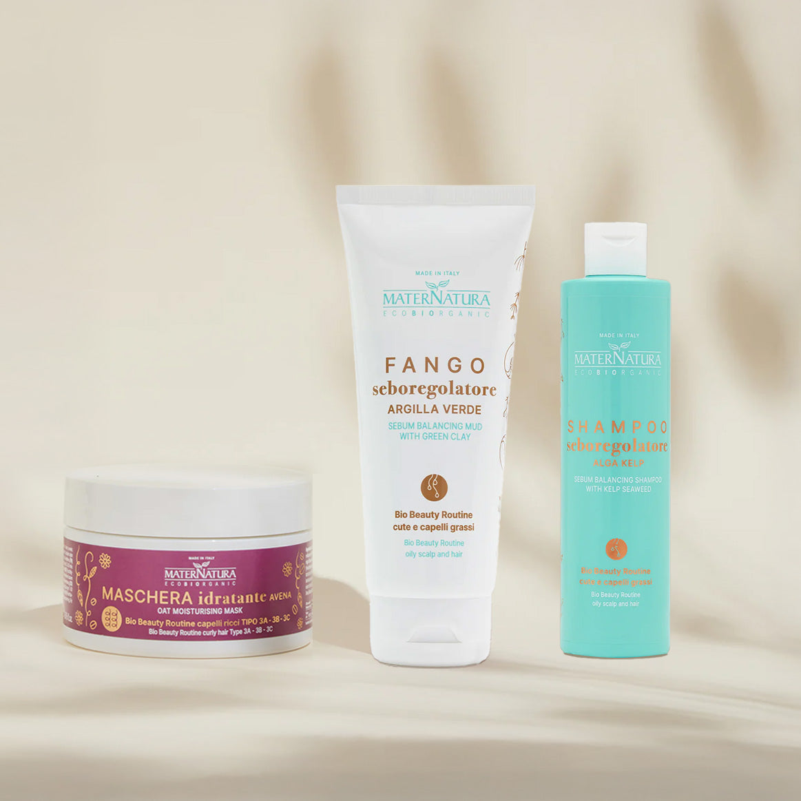 Cistus shampoo + rosemary lotion + oatmeal mask