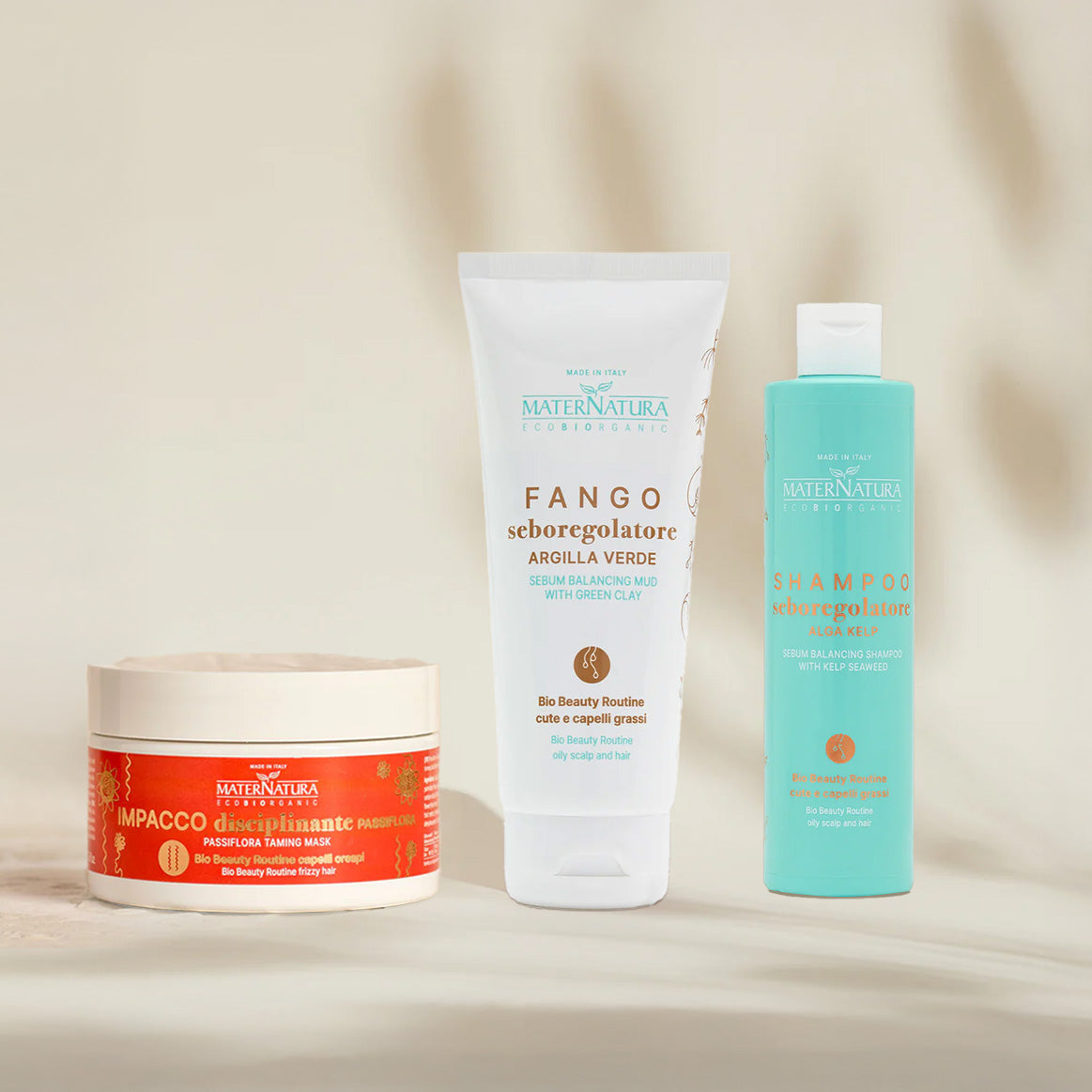 cistus shampoo + rosemary lotion + passion flower pack